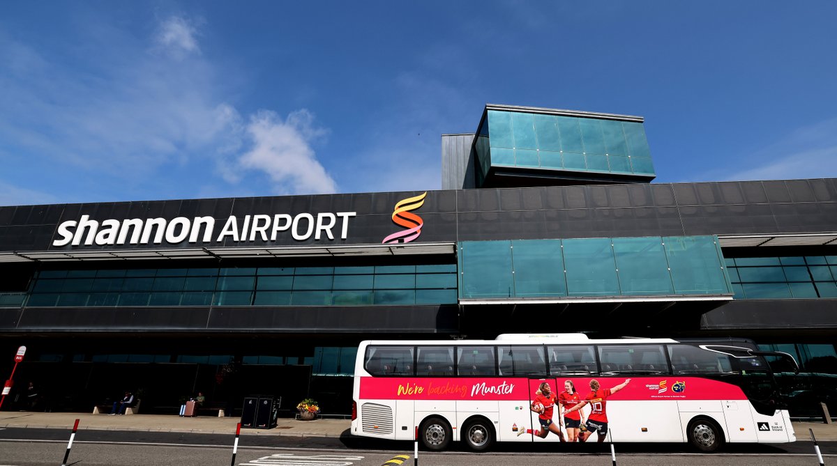 ShannonAirport's tweet photo. All roads lead to Dublin!π
We're making it easy for the Munster Rugby Women's team travelling to Dublin today for the Women's Interprovincial final.
Weβre #BackingMunster and wish them the very best of luck in the final against Leinster π
#SUAFπ΄ #shannonairport https://t.co/Z7q9PsIYfr