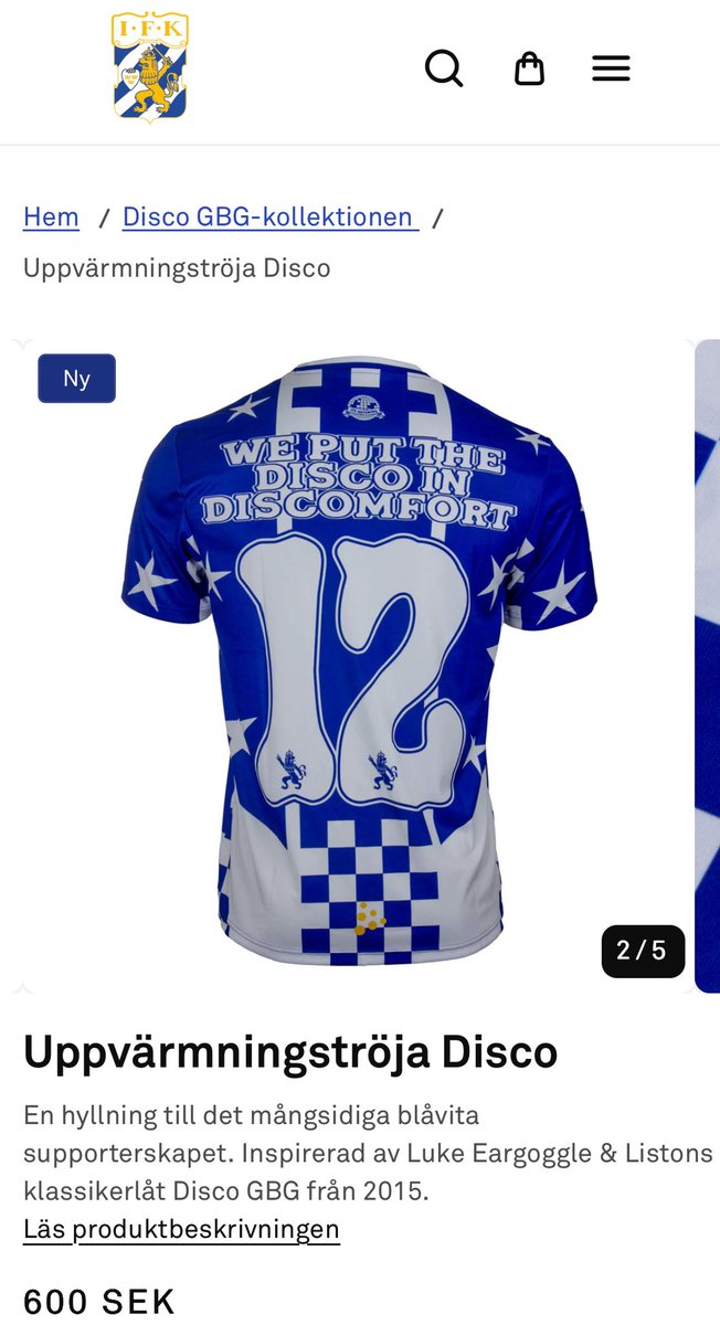 Blåvitt är disco, GAIS är rock’n’roll!