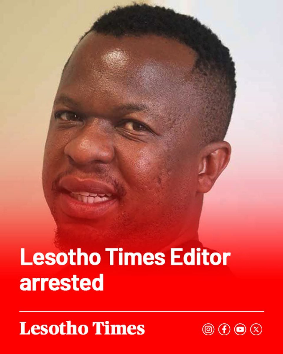 Just a few days after SADC's decision to remove Lesotho from the troublemaker list, Lesotho Times and Sunday Express Editor Mohalenyane Phakela gets arrested by the DCEO. #LesothoNews #JournalistIntimidation2025 #FreePhakela