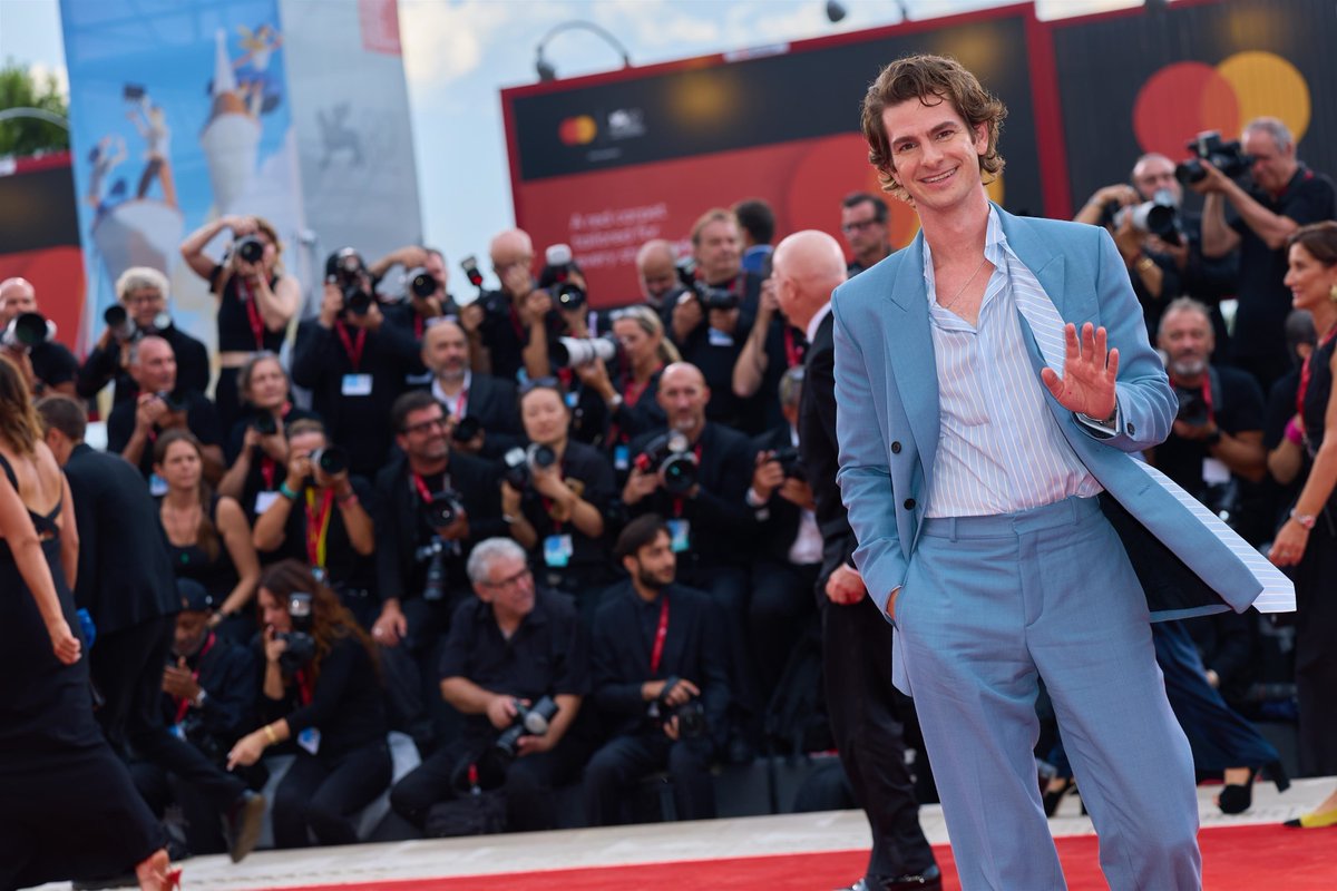 agarfield_com's tweet image. 📸 Andrew Garfield attends the "After The Hunt" red carpet during the 82nd Venice International Film Festival on August 29, 2025 in Venice, Italy.