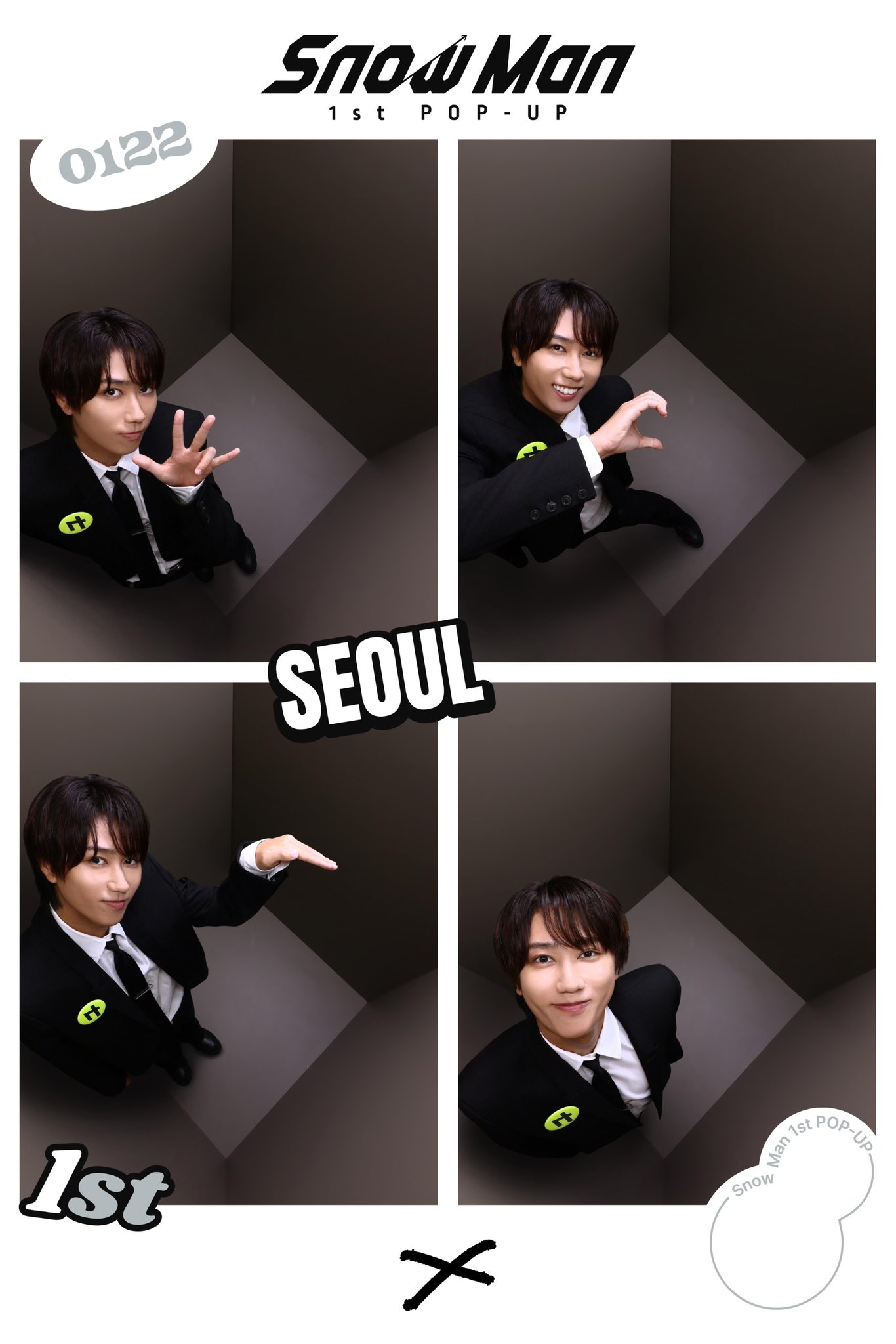 man 韓国 1st POPUP 阿部亮平 SnowMan 韓国 ソウル 1st popup 阿部亮平 Snow Man 1st POP-UP