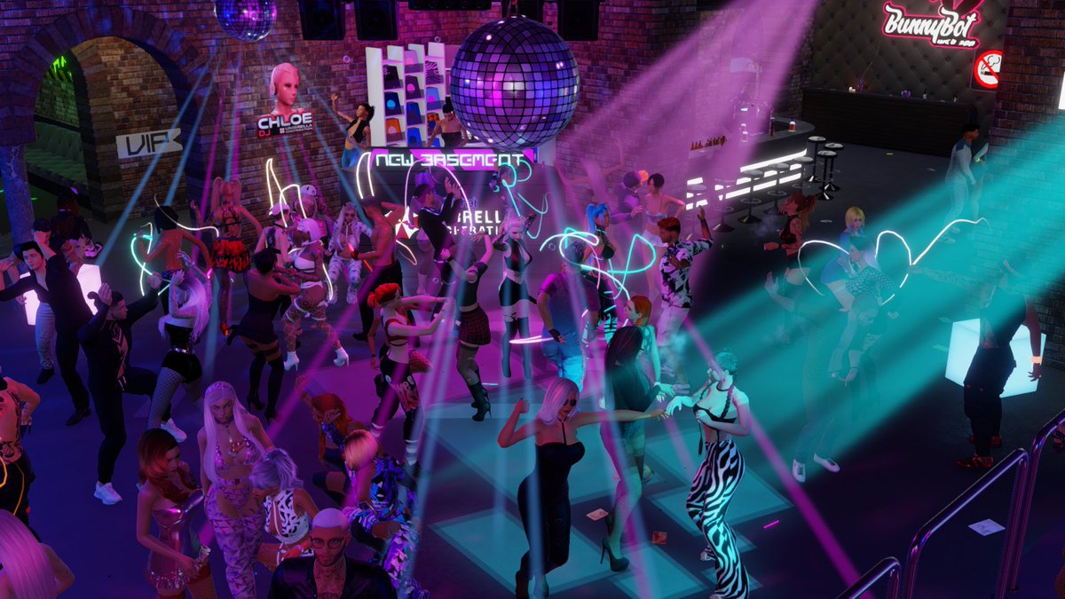 The new basement with the same amazing DJs and great atmosphere that you always get from a <a href="/3dxUmbrellaCoop/">UMBRELLA COOPERATION</a> room.  It was a fun experience with lots of great people. #Umbrellacoop #3DXchat