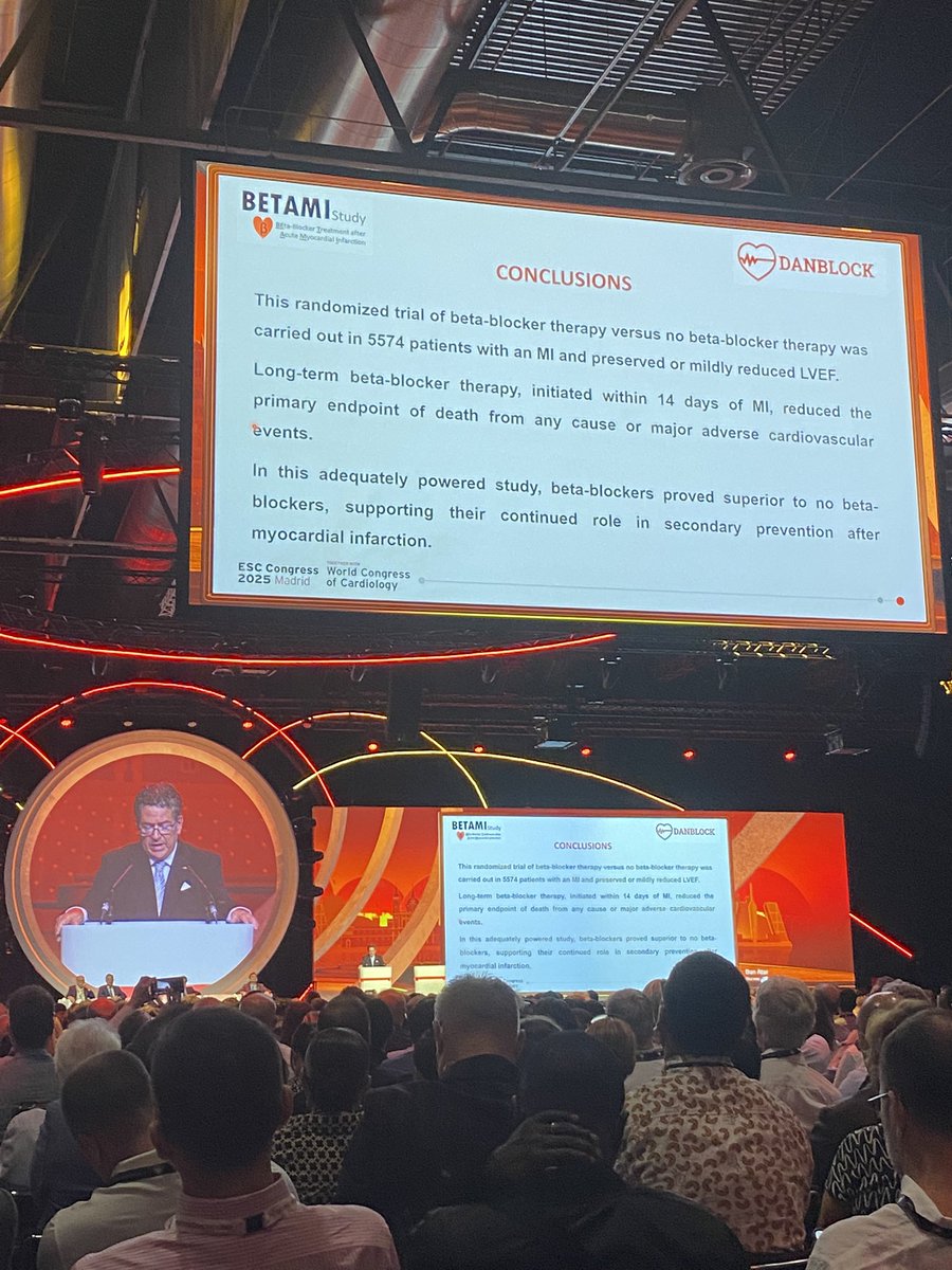 randreariba_rut's tweet photo. @PabloJ @Borjaibanez1 @escardio @ACVCPresident @drdargaray @drmilicaa @rafavidalperez #BETAAMI- DANBLOCK trial shows just the opposite results! What should we do? Betablocker or not, that’s the question @AgudosSEC @secardiologia https://t.co/JnVNUBhu7N