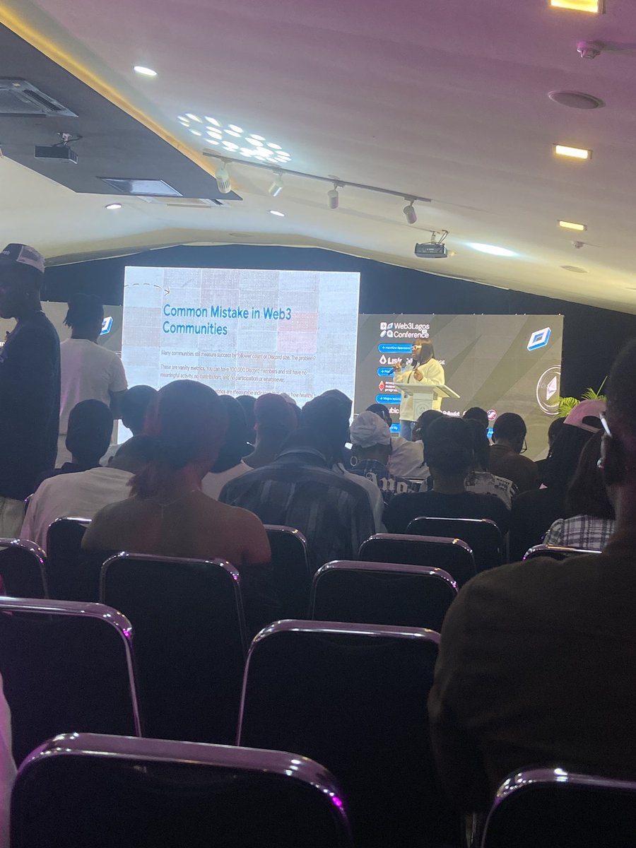 TRIBCOIN's tweet image. TRIB hung out at @Web3LagosCon &amp;amp; one convo stood out: 

→Data-Driven Community Building: Metrics That Matter in Web3 

Growth isn’t just GMs. 
It’s engagement, contribution, retention &amp;amp; real sentiment. 
Numbers tell the story, but meaning drives the Tribe. #web3lagosconference