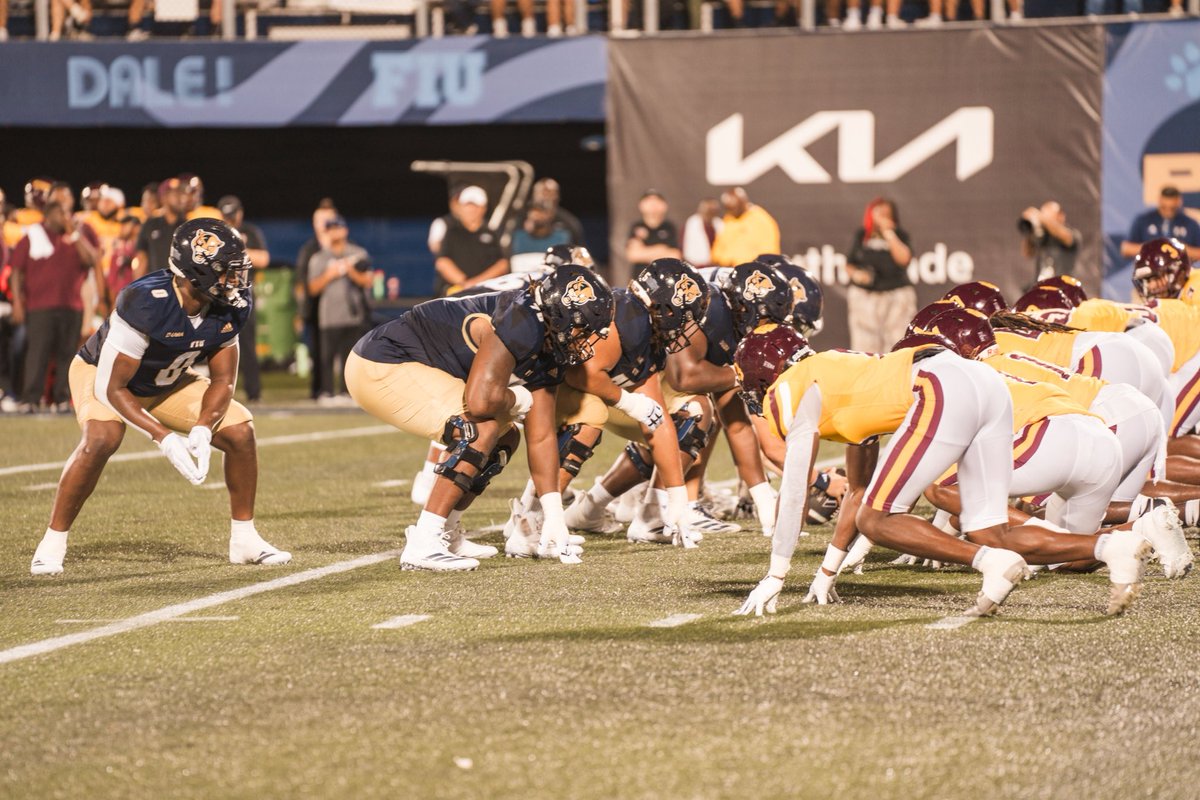FIUPresident's tweet photo. A new era has begun! Great win at our first @FIUFootball game of the season.

This is just the beginning of a great season. Go Panthers! 🐾💙💛 https://t.co/fhszdeAAoj