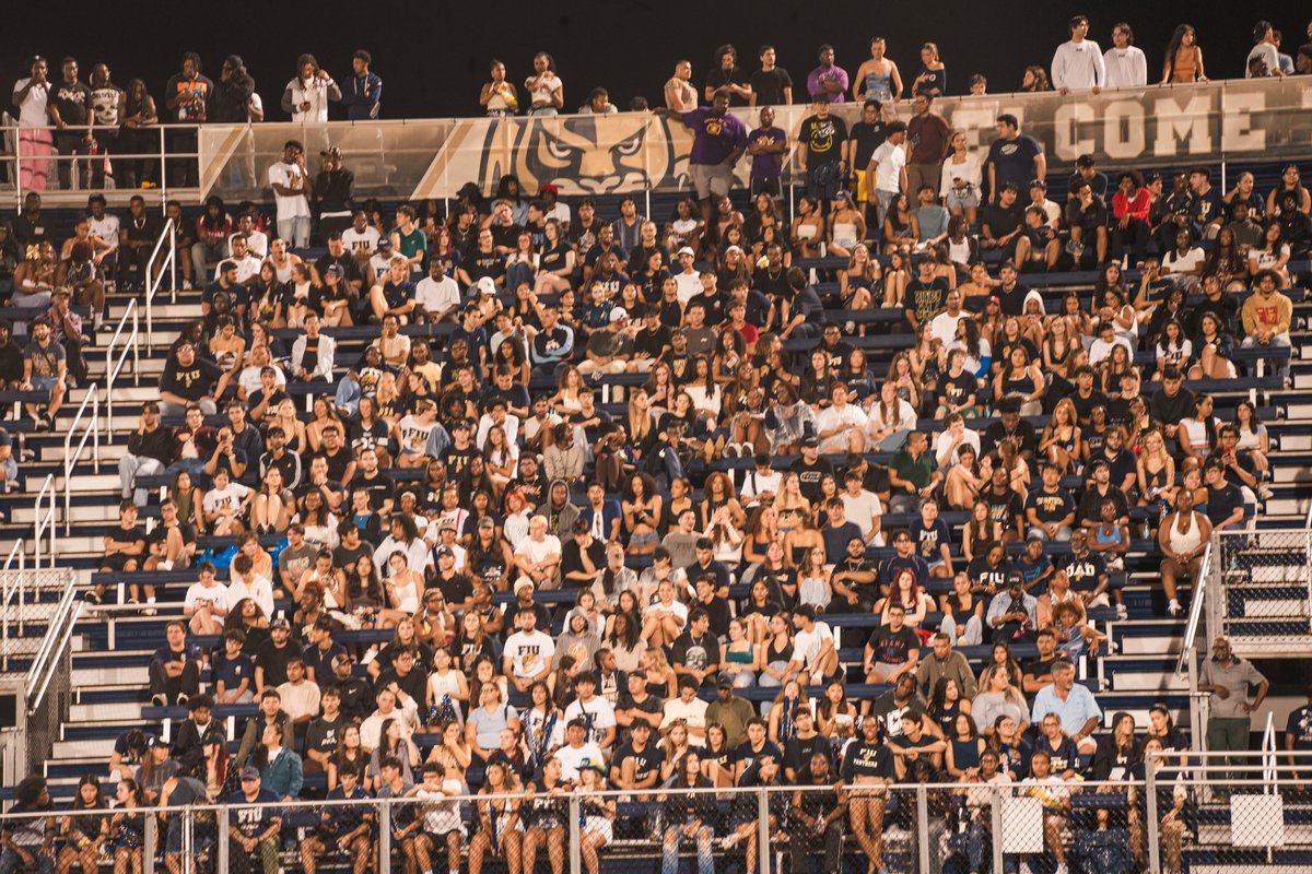 FIUPresident's tweet photo. A new era has begun! Great win at our first @FIUFootball game of the season.

This is just the beginning of a great season. Go Panthers! 🐾💙💛 https://t.co/fhszdeAAoj