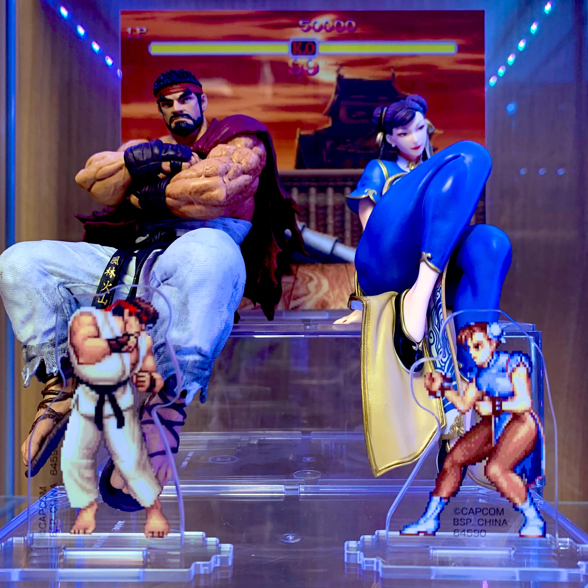 ストリートファイター6 リュウ 春麗 プレミアムフィギュア ちょこのせ