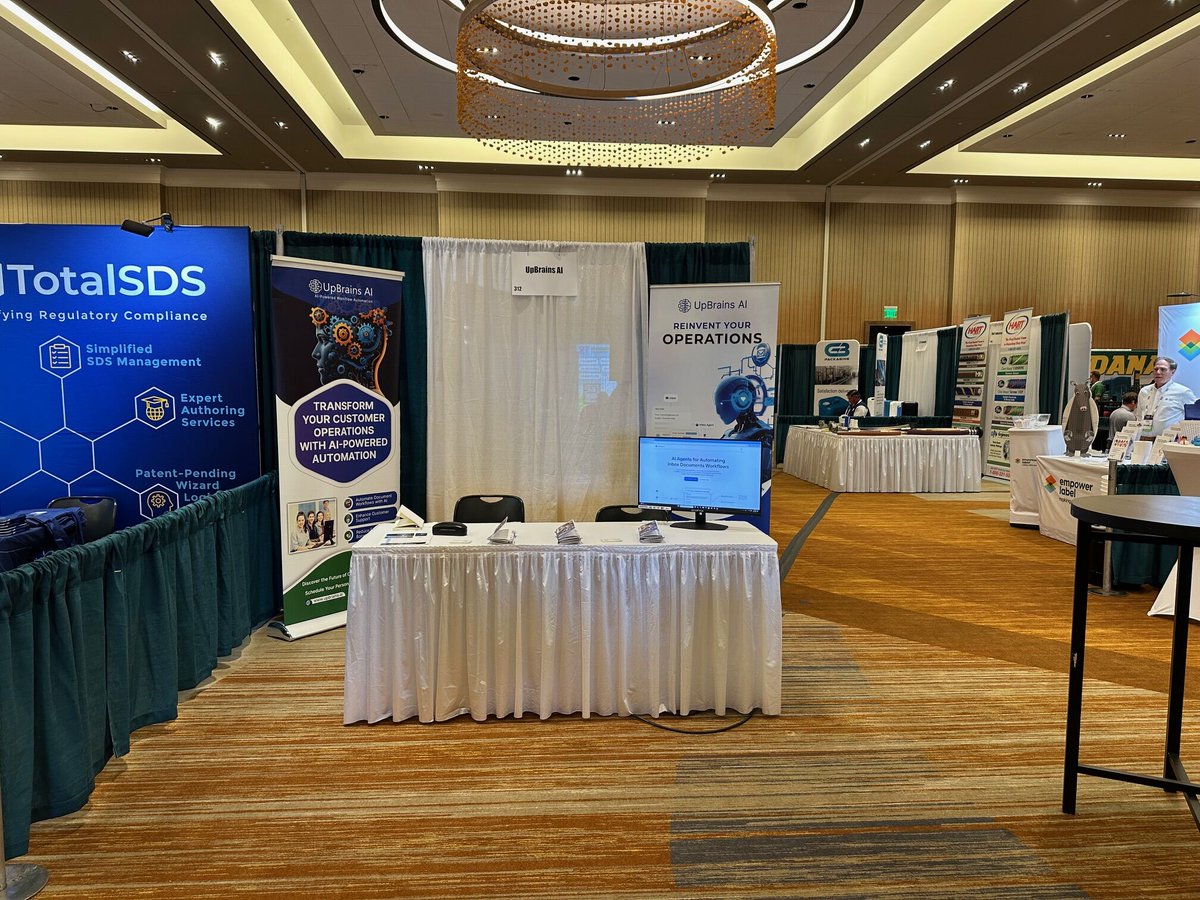 UpbrainsA's tweet image. 🚀 Last week (Wednesday–Friday), we had the opportunity to exhibit at ChemEdge 2025, organized by the Alliance for Chemical Distribution (ACD).

👉Book a personalized demo here: upbrains.ai/book

Event website: acd-chem.com/education-meet…