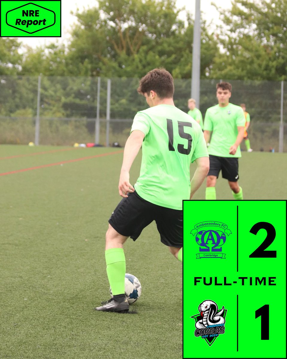 Cambridge Cobras Men (@cambridgecobras) on Twitter photo All finished here!
Not the result that the we wanted, but another really strong performance from the team! πͺ
A massive thank you to <a href="/Cambambassadors/">Cambridge Ambassadors</a> reserves for the game, and we wish you all the best for the coming season π€
All eyes are now on next week π€©
#CobrasFC All finished here!
Not the result that the we wanted, but another really strong performance from the team! πͺ
A massive thank you to <a href="/Cambambassadors/">Cambridge Ambassadors</a> reserves for the game, and we wish you all the best for the coming season π€
All eyes are now on next week π€©
#CobrasFC