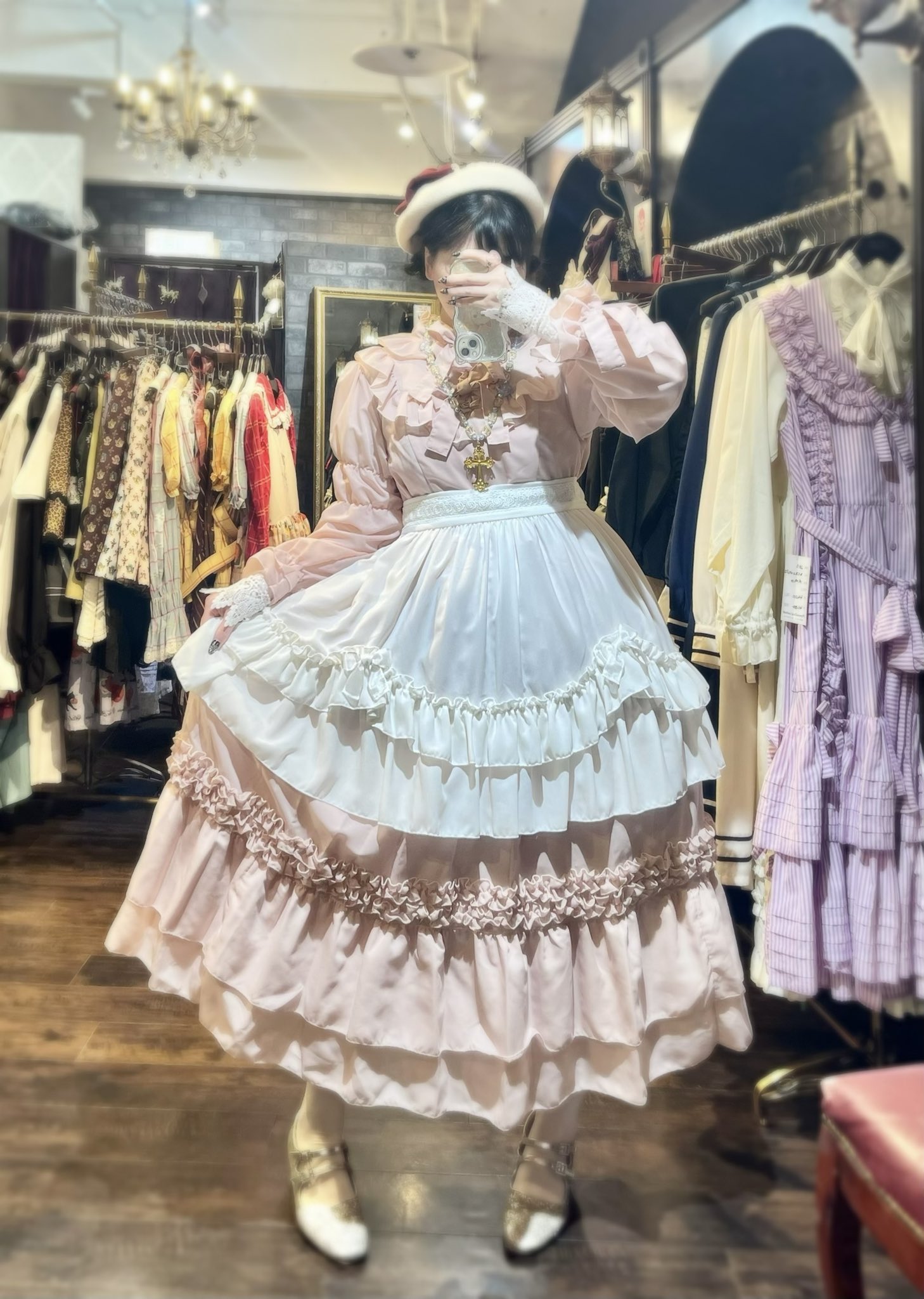 レースのロマンティックバッスルドレス゜・*:.。. KH-0580pink【結婚式 カラードレス レンタル】 – 結婚式準備