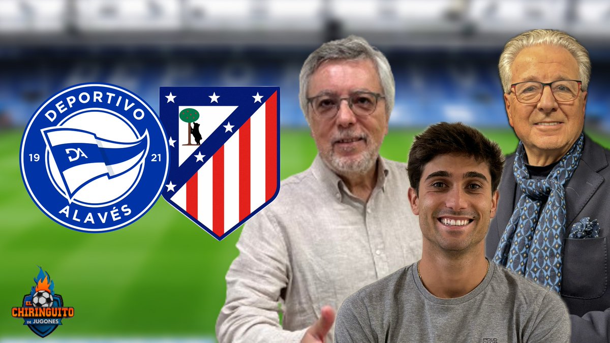El Chiringuito TV (@elchiringuitotv) on Twitter photo ‼️ ¡Los del CHOLO SIMEONE BUSCAN la PRIMERA VICTORIA de la temporada!
👀 ¡Vive el ALAVÉS-ATLETI en #ChiringuitoLive con todo el equipazo de <a href="/elchiringuitotv/">El Chiringuito TV</a>!
🟣 twitch.tv/elchiringuitotv
🔴 facebook.com/10004415144362…
🔵 facebook.com/10004415144362…
🟢 kick.com/elchiringuitotv
⚫ ‼️ ¡Los del CHOLO SIMEONE BUSCAN la PRIMERA VICTORIA de la temporada!
👀 ¡Vive el ALAVÉS-ATLETI en #ChiringuitoLive con todo el equipazo de <a href="/elchiringuitotv/">El Chiringuito TV</a>!
🟣 twitch.tv/elchiringuitotv
🔴 facebook.com/10004415144362…
🔵 facebook.com/10004415144362…
🟢 kick.com/elchiringuitotv
⚫