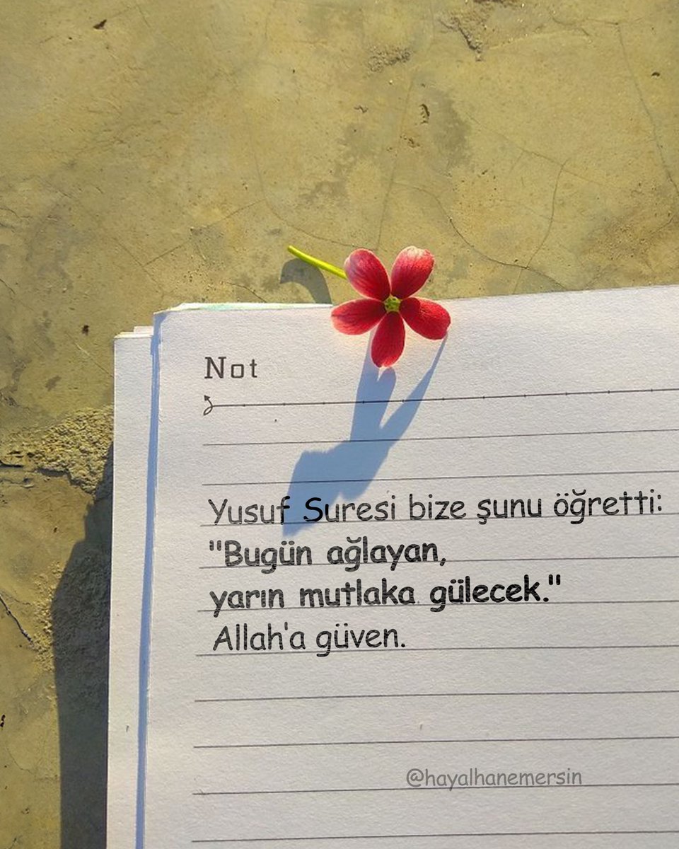 Allah’a güven.