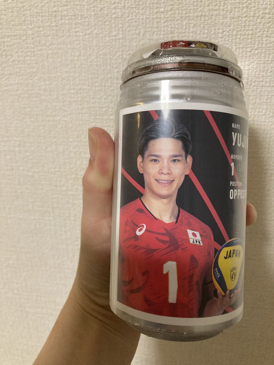 バレーボール日本代表 オリジナルラベル缶 ウーロン茶 バレーボール男子日本代表 オリジナルラベル缶 ウーロン茶 山本