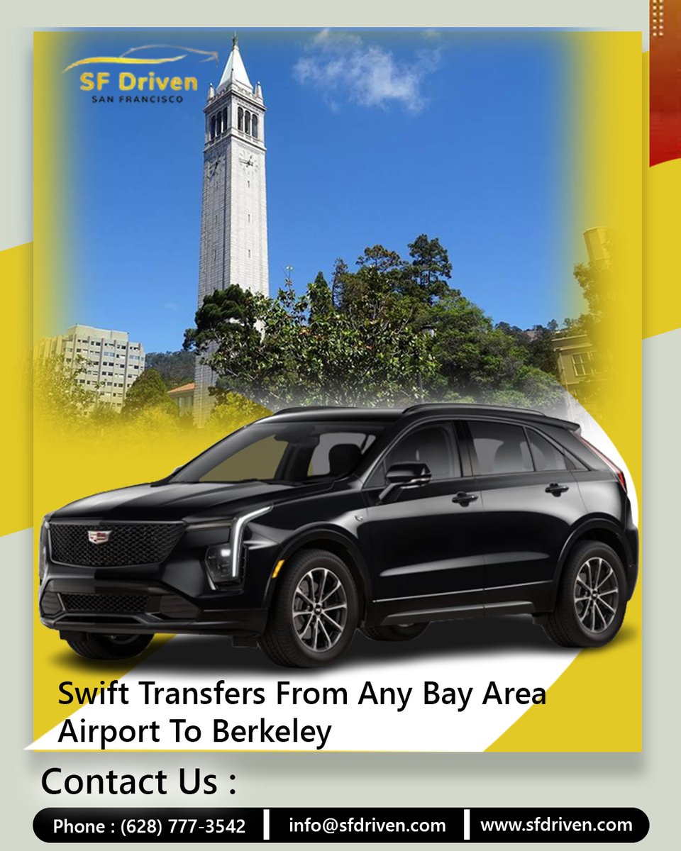 sfdriven1's tweet image. Landed at SFO, SJC, or OAK? 
🌍 No worries! Our professional drivers are ready to meet and greet you. Book your ride today for a smooth journey to Berkeley!
For more details please click here &amp;gt;&amp;gt; sfdriven.com/services/berke… 
#TravelInStyle #SFDriven #Berkeley #LuxuryTransport