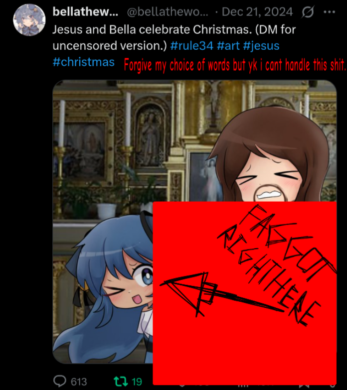 I dislike everything about her. I despise the fact that she's still here.
(Forgive my choice of words.) 
She's on sight on the scope. Target locked by many.