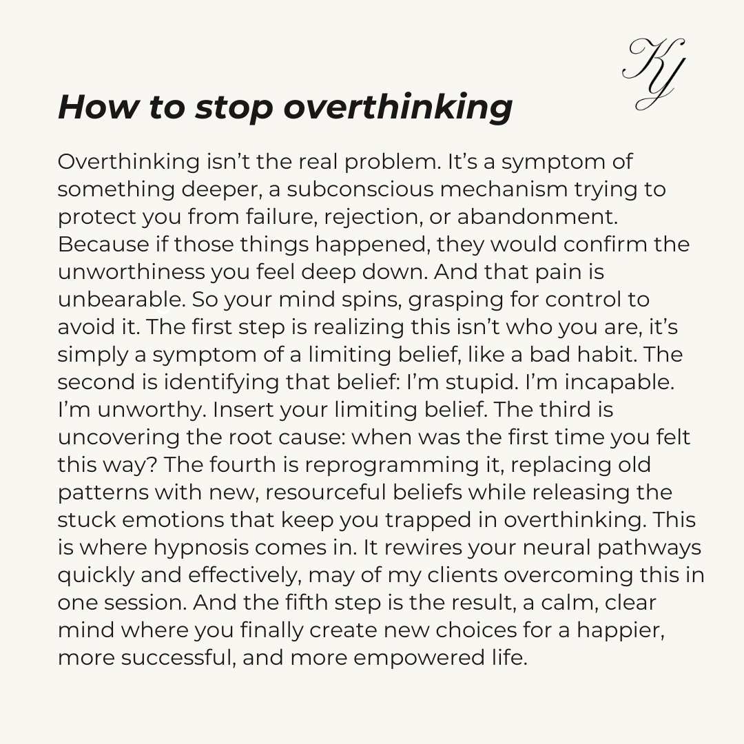 iamkyrayang's tweet image. Overthinking isn’t normal. 

Stop normalizing it.