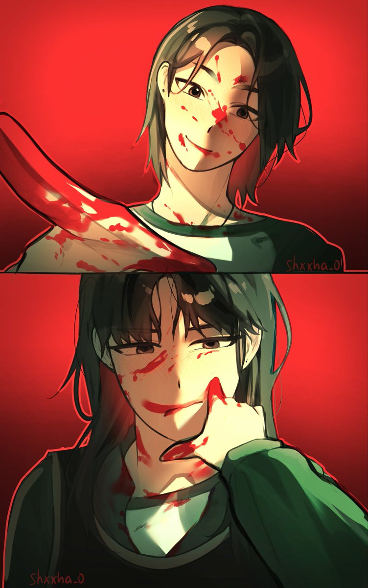 the red on my face is matching you #namggi #namgyu #myunggi #SquidGame #SquidGame3