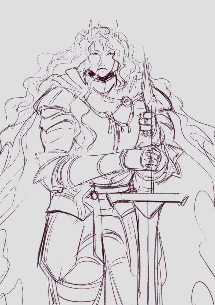 More knights.

#originalcharacter #sketch #rose_knight