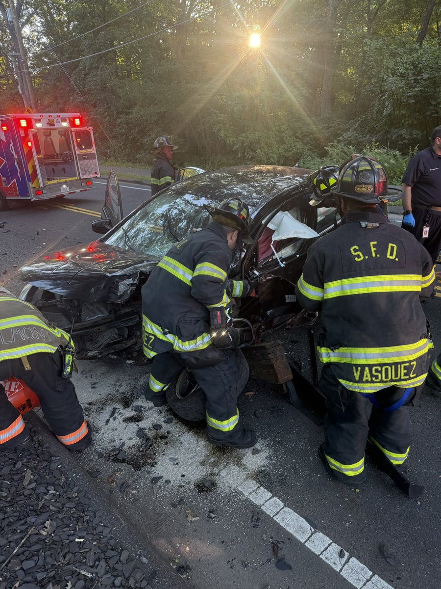 At aprox 0700 hrs SFD responded to 364 Grayson dr. Car vs tree 1 occupant was extricated and transported to a local hospital with non life threatening injuries.