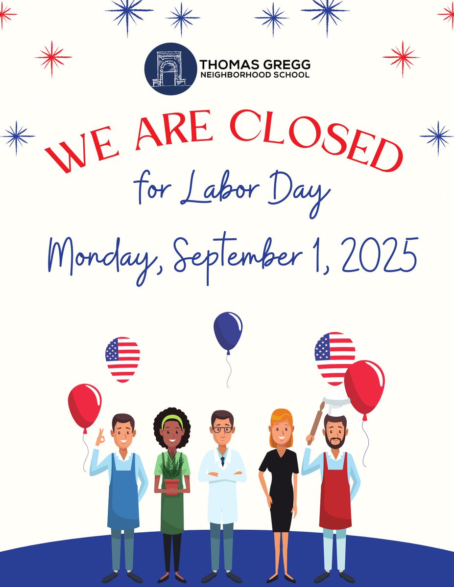 ThomasGregg15's tweet photo. Reminder!  We are closed this Monday, September 1 for the Labor Day holiday!
¡Recordatorio! Cerramos este lunes 1 de septiembre por el Día del Trabajo. https://t.co/n2kyYJDu2j