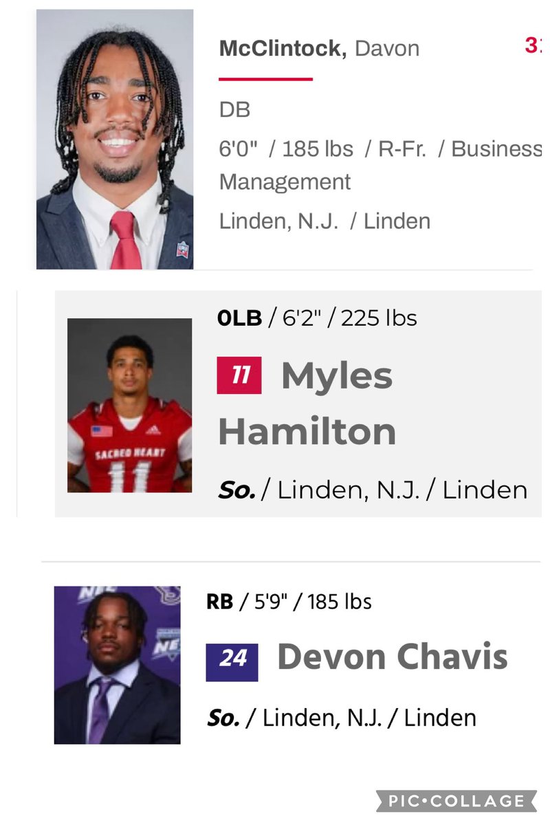 Wishing good luck to these three former Tigers opening up this weekend. #NextLevelTigers #07036Family <a href="/DevonChavis1/">Devon Chavis ²³</a> <a href="/myles_hami7ton/">Myles “Hammer” Hamilton</a> <a href="/Davon_McC/">Davon McClintock</a> @SHU__Football <a href="/ESUWarriors/">ESU Warriors</a> <a href="/StonehillFB/">Stonehill Football #DIG</a>