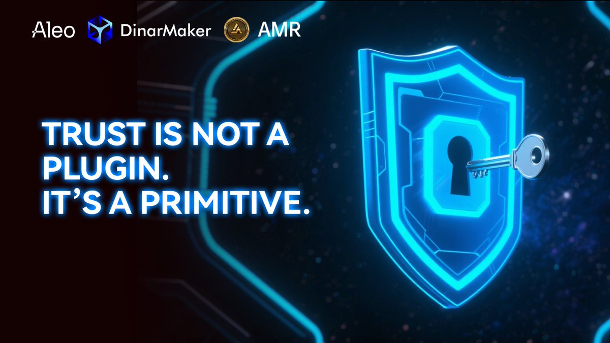 DinarMakerFound's tweet image. 🧠 Trust is not a plugin.

It’s a primitive.

#DinarMaker #TrustArchitecture