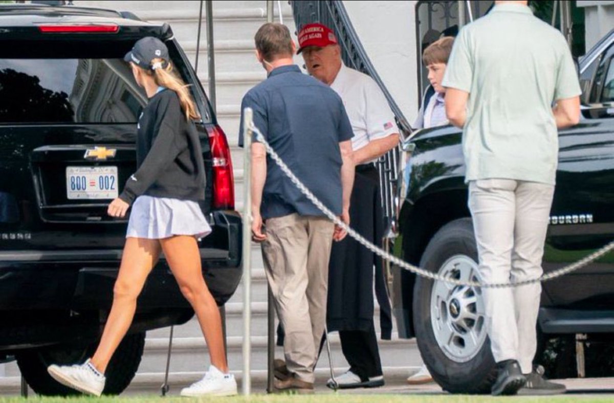 Here’s Trump this morning going play golf. I hope you miserable clowns have a shitty day and step in dog shit for wishing death on people. GFY and go be miserable. #whereistrump