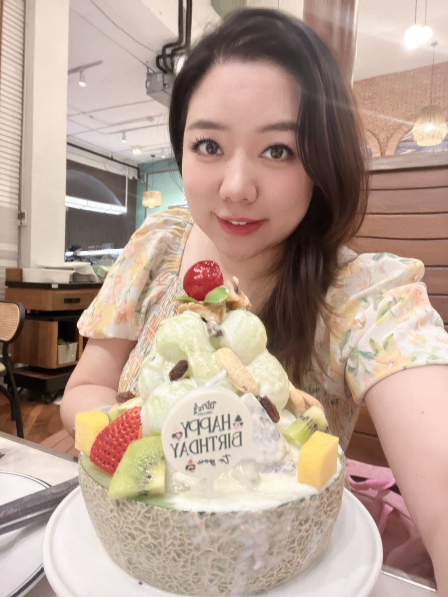 Birthday fruit salad 🥗