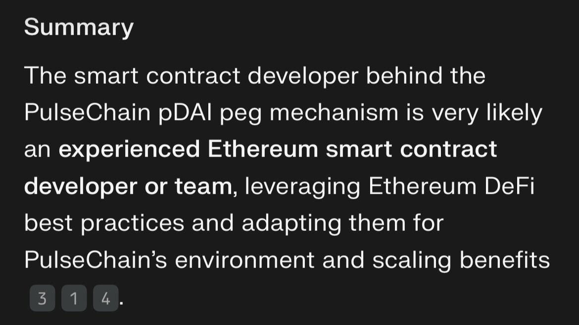 I’ve just discovered a brand new smart contract that was deployed natively to Pulsechain 6 days ago (Day after Vaults Blaze) and this smart contract appears to be setup to play a big role in the peg 🤯 

Smart Contract Address: 0xfF0805c55cB322bFc03c0910c640D1922e32dfce