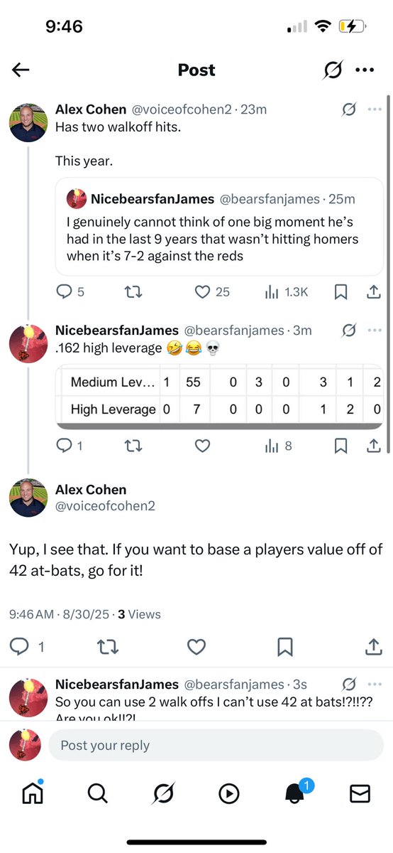 *uses 2 at bats*
“You can’t use 42!!!!” 🤣🤣