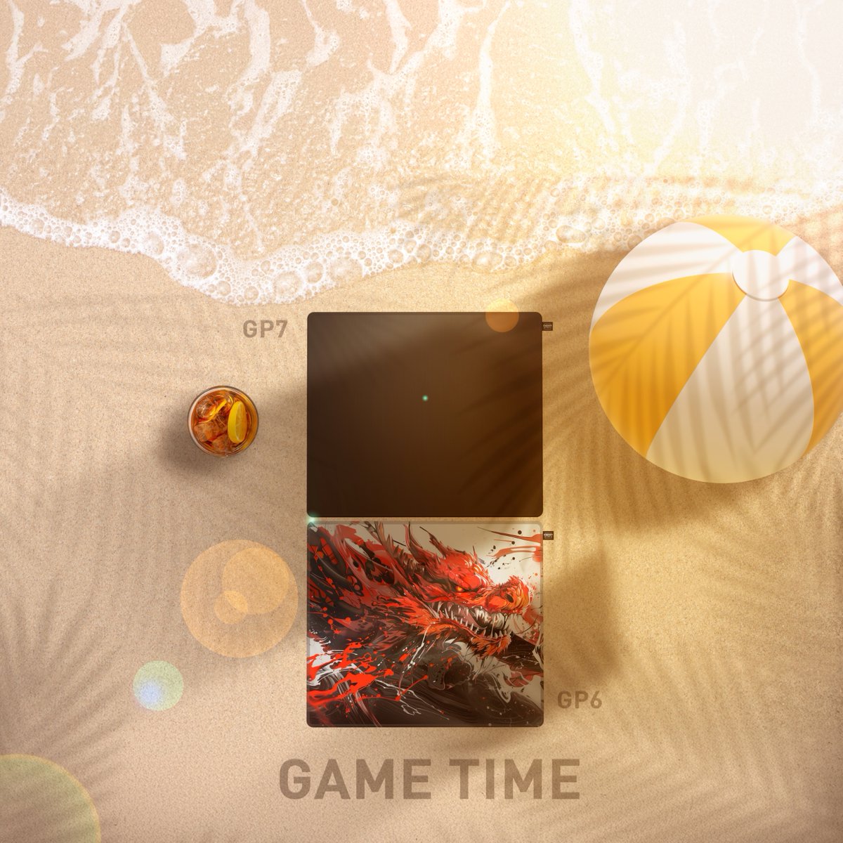 Not all beach towels are made for the sun ☀️
Some are made for smooth control and lightning-fast glide. 🖱️
Products featured: GP6 Hydrus Red with micro-weave surface for precision and GP7 Black with hybrid fabric for speed.

Control or speed – which one would you choose?