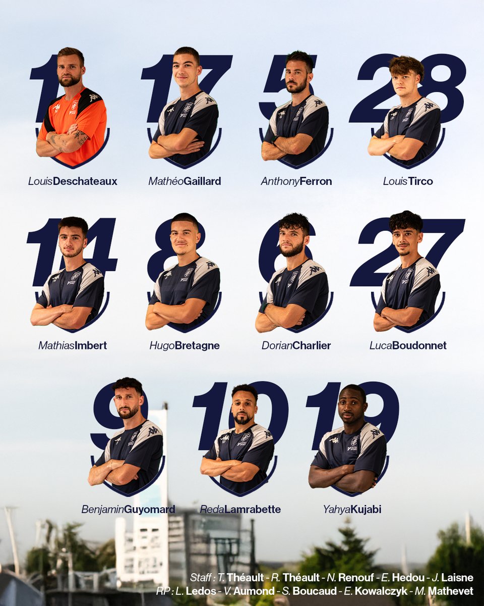 AfVirois's tweet photo. 𝑿𝑰 guerriers. 🦾
Retrouvez le onze de départ pour cette deuxième journée de championnat au Stade Pierre Compte face à la réserve de l'@EAGuingamp. 🔥
Retrouvez le programme du match juste-ici : https://t.co/GSpnhKEmqC
#EspritClub #AFVEAG #National3 https://t.co/ch1IEEulvU