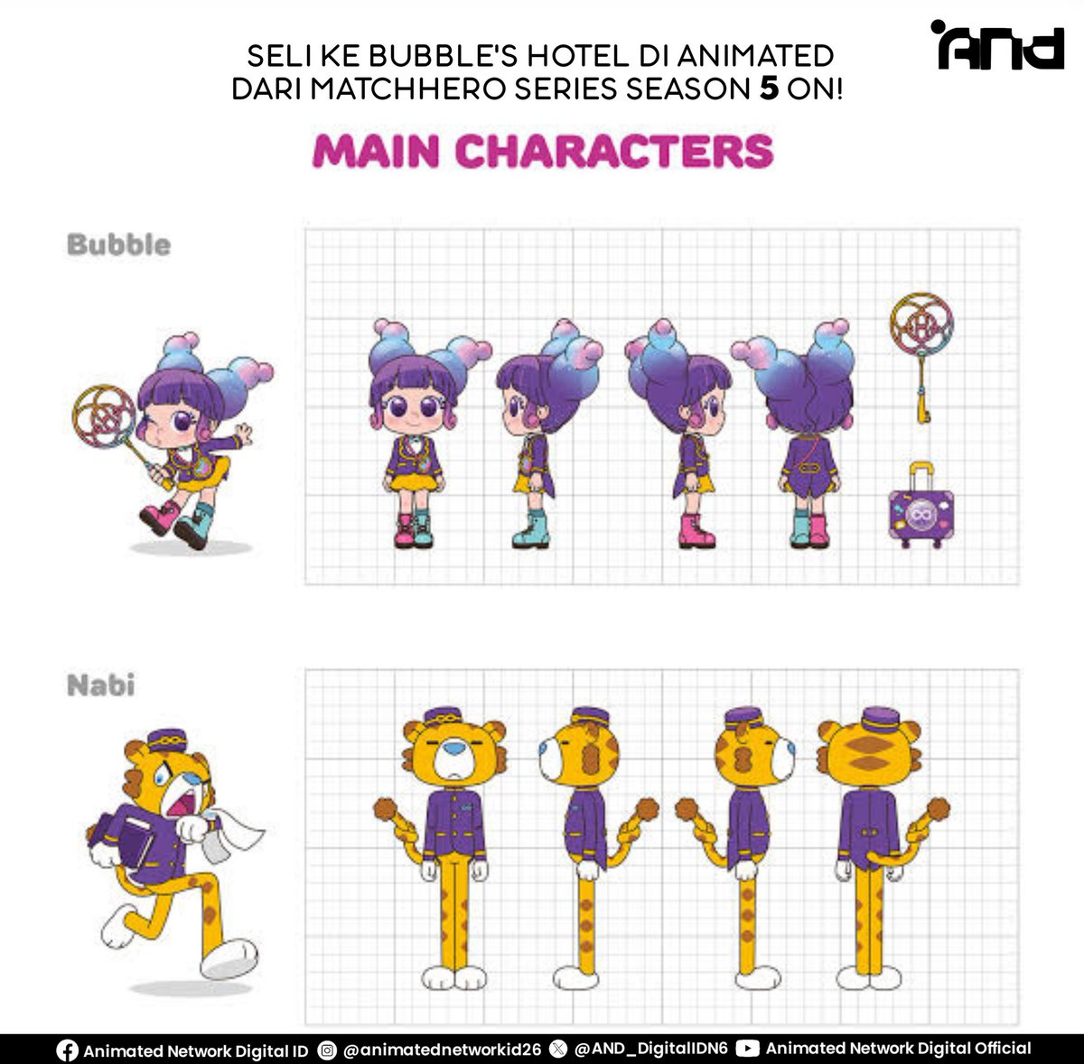 AND_DigitalIDN6's tweet image. EDISI KARTUN DI MATCHHERO SERIES SEASON 5 ON! 

Bubble&apos;s Hotel

Bubble ? Adalah Gambas di gedung ajaib baru untuk sistem ini! 

Nabi ? Dari Ke Harimau &amp;amp; Kucing Yang Masa Di Kuning Atau Coklat Kami Saya Akan Marah Sangat Asal!!

#BubblesHotel #MatchheroSeries #Matchhero #ANDID1