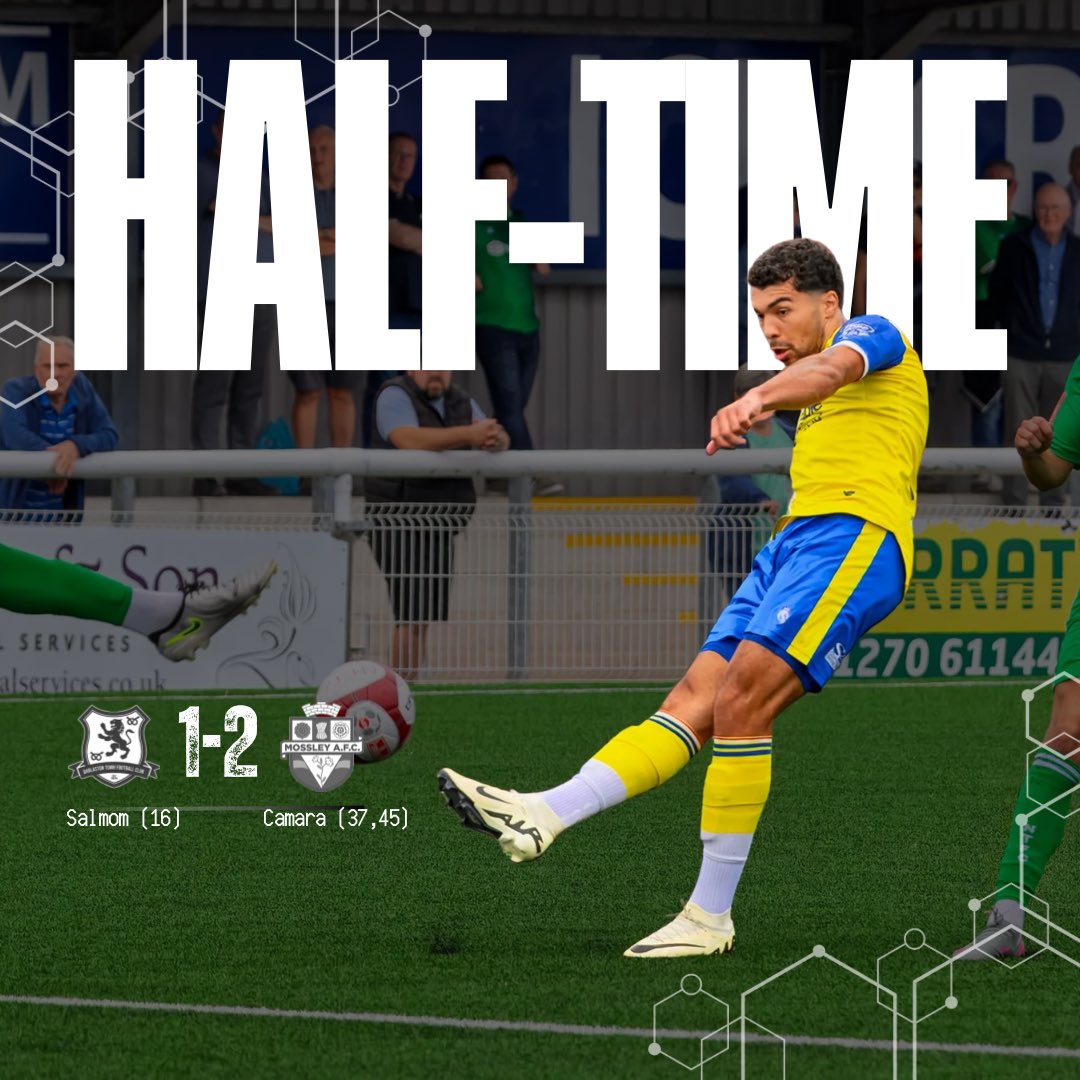 We lead at the break through a Camara double 

⚪️⚫️