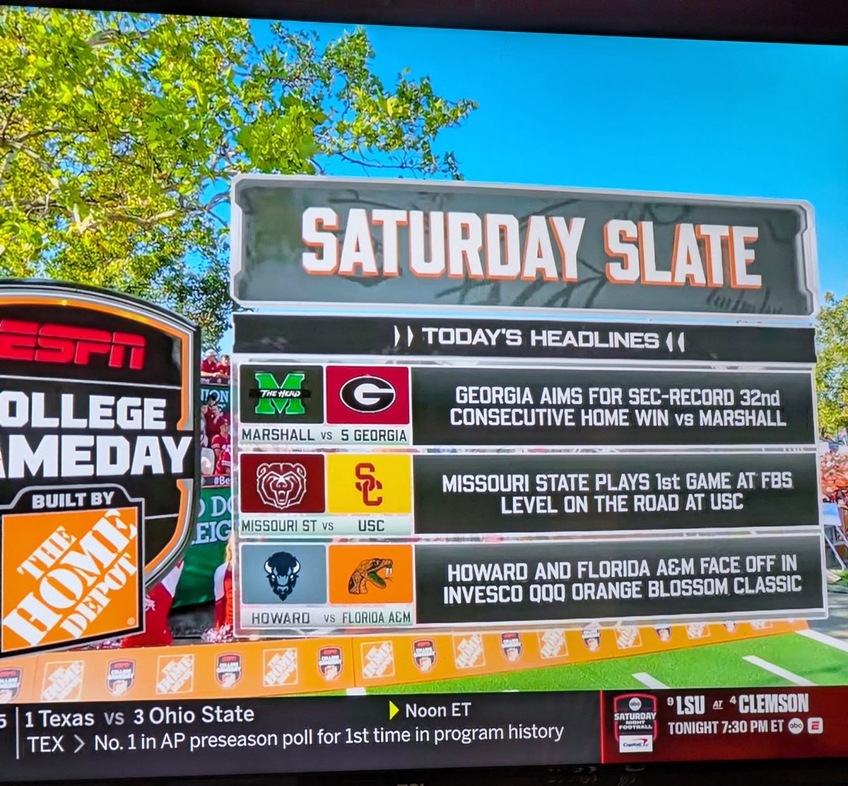 Game day!