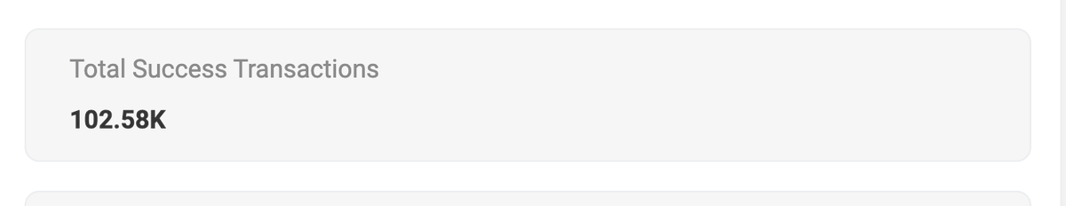 Poofnew 100K Transactions Milestone Screenshot