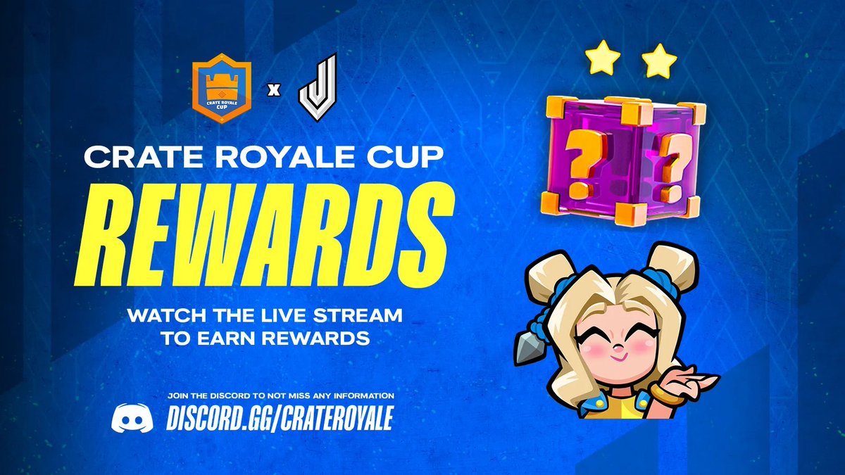 The gifts don’t stop coming 🎁

Tune in this weekend to the $60,000 Crate Cup Grand Finals &amp; earn special in-game rewards 👇

Day 1 takes place today at 19:00 UTC ⏰