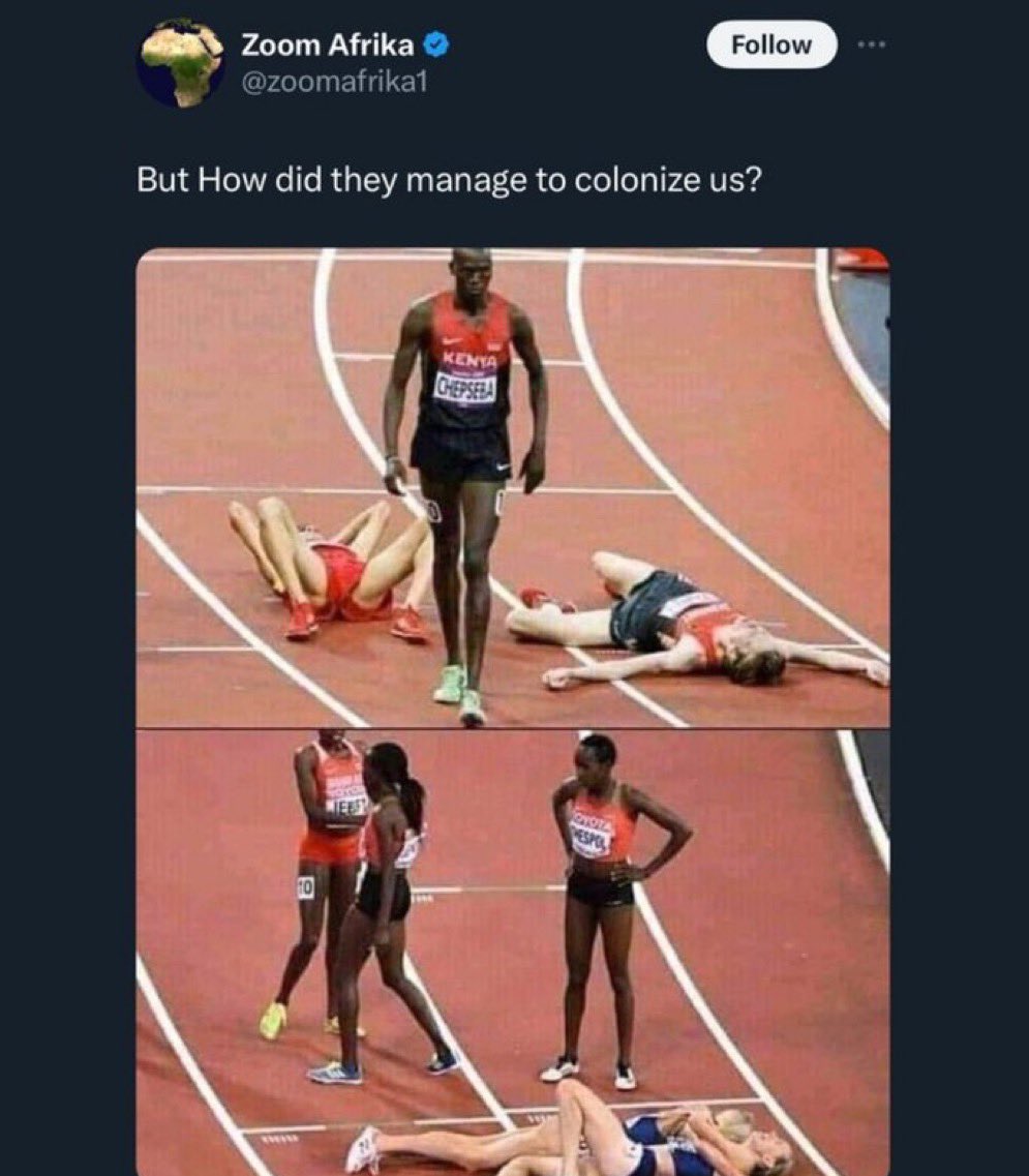 Running fast doesn’t build civilizations.