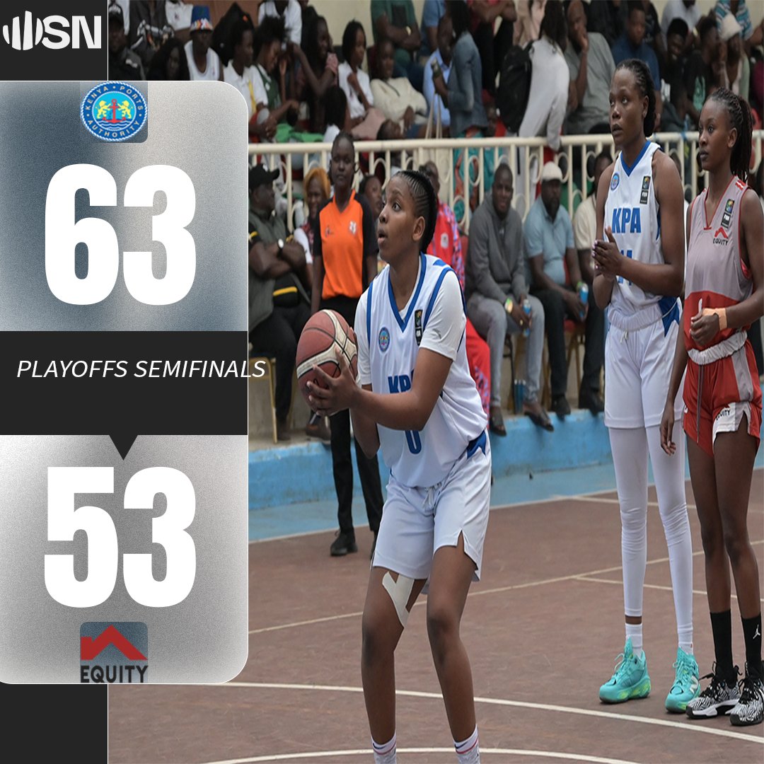 KPA takes today's semi-finals with a 63–53 win over Equity Hawks. Solid, composed play all through as the Dockers set the tone for the series. #domoresports #kenyabasketball #semifinals