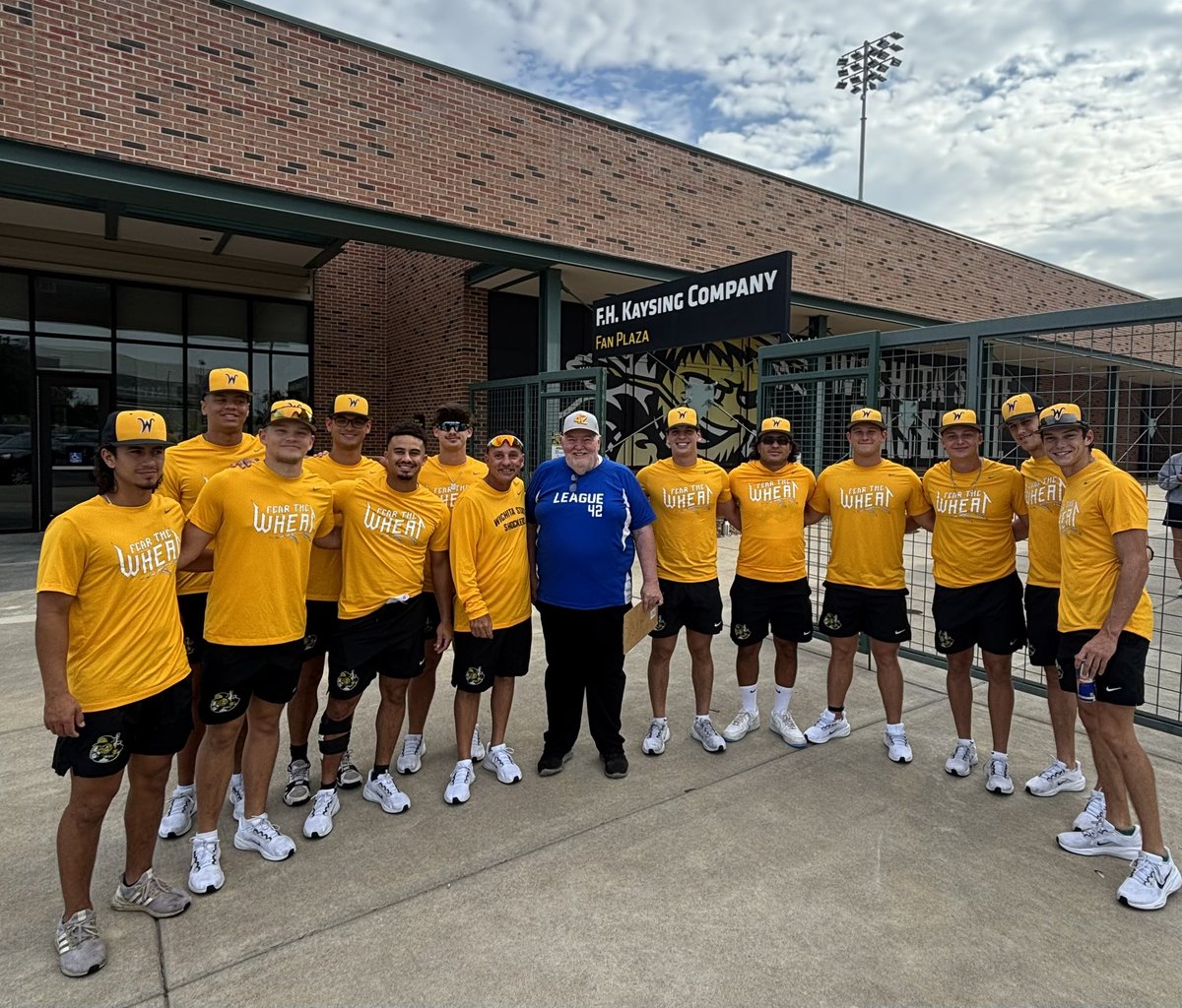 Brent Kemnitz (@brentkemnitz) on Twitter photo Great seeing <a href="/coachbriangreen/">Brian Green</a> and <a href="/GoShockersBSB/">Wichita State Baseball</a> team up with <a href="/boblutz/">Bob Lutz</a> and <a href="/League42ICT/">League 42 Foundation</a> ⚾️
Beautiful morning for an instructional clinic at Eck Stadium-Tyler Field-Home of Gene Stephenson Park 🌾🌾🌾 Great seeing <a href="/coachbriangreen/">Brian Green</a> and <a href="/GoShockersBSB/">Wichita State Baseball</a> team up with <a href="/boblutz/">Bob Lutz</a> and <a href="/League42ICT/">League 42 Foundation</a> ⚾️
Beautiful morning for an instructional clinic at Eck Stadium-Tyler Field-Home of Gene Stephenson Park 🌾🌾🌾