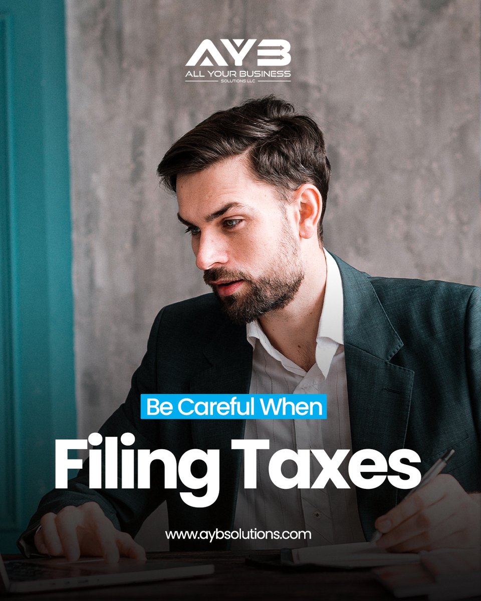 AYBSolutions's tweet image. Tax season can be stressful, but the right approach is key to avoiding costly mistakes. 🚫

Stretching deductions or relying solely on a preparer for a bigger refund can lead to tax fraud, penalties, and audits that far outweigh any refund.

#aybsolutions #taxtips #taxfiling
