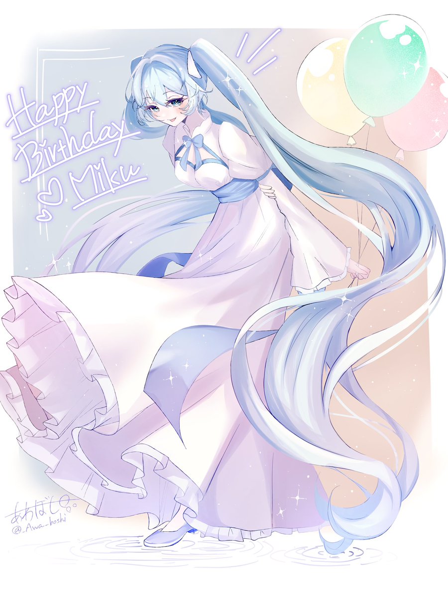 ミクちゃん、おめでとー！！！🫶✨️

#初音ミク誕生祭2025  #初音ミク