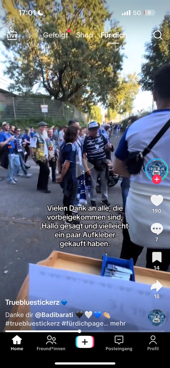 Hatte er Glück dass alle beim Marsch waren