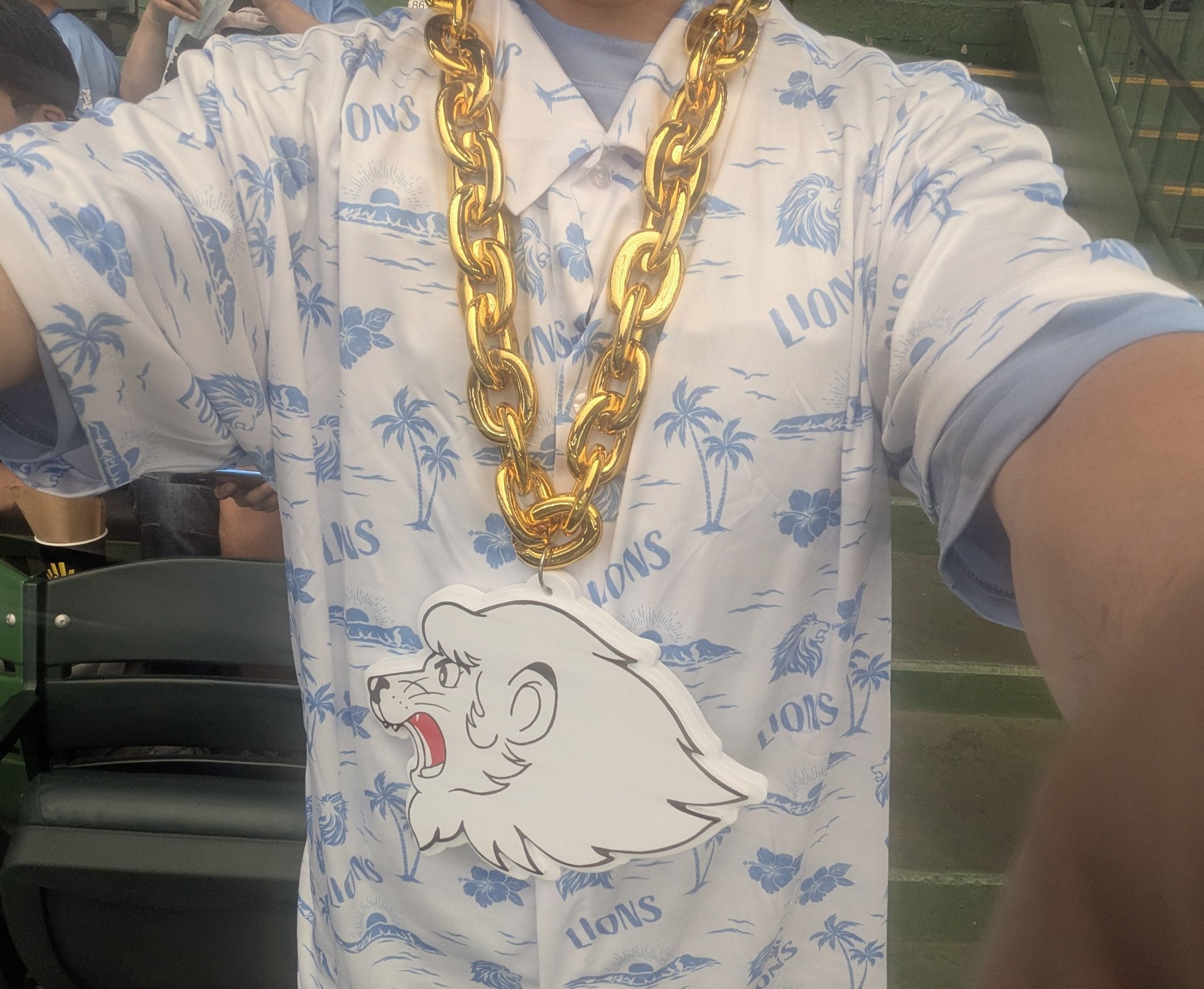 西川愛也 ミニビッグチェーンネックレス 埼玉西武ライオンズ 西川愛也 ミニビッグチェーンネックレス