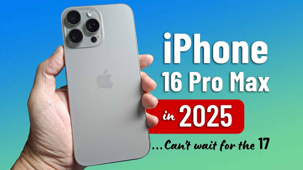 graphire's tweet image. iPhone 16 Pro Max Unboxing &amp;amp; Quick Review in 2025: Before iPhone 17 Drops! youtu.be/QXY-o1wRQO8
