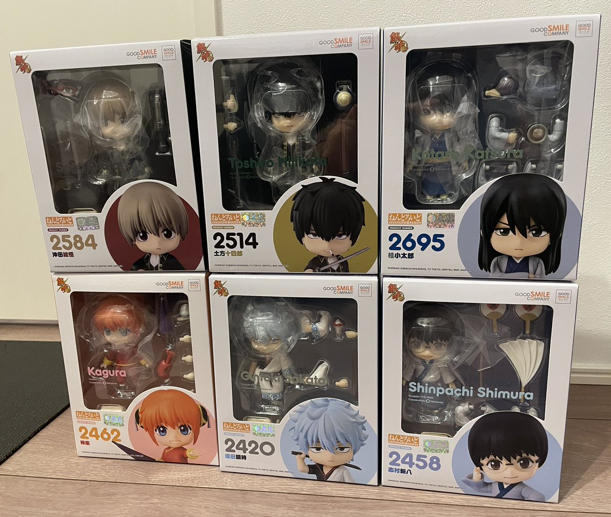 銀魂　ねんどろいど　計6点　まとめ売り 日本では売っていない銀魂ねんどろいど 現時点の発売分コンプリート
