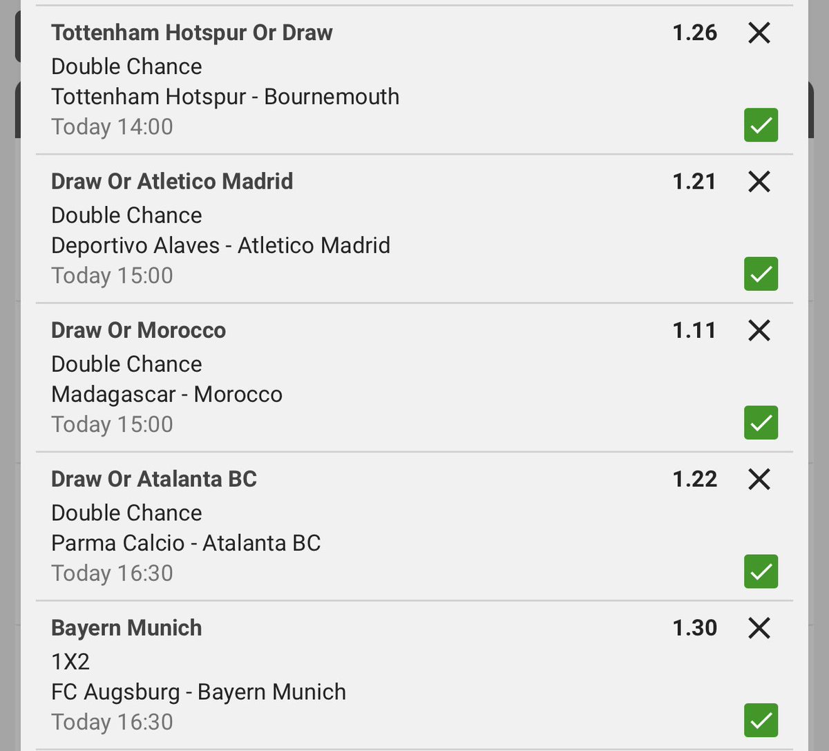 GhanamanTips's tweet photo. Investors Weekend Tickets🔥🔥🔥

Ticket 1 - BWE02AB61 (10 odds)

Ticket 2 - BWE03ABE2 (10 odds)

Ticket 3 - BWE05F5E3 (10 odds)

Ticket 4 - BWE075D9C (21 odds)

Happy Weekend⚽️⚽️⚽️⚽️ https://t.co/wGnYI4UcLu