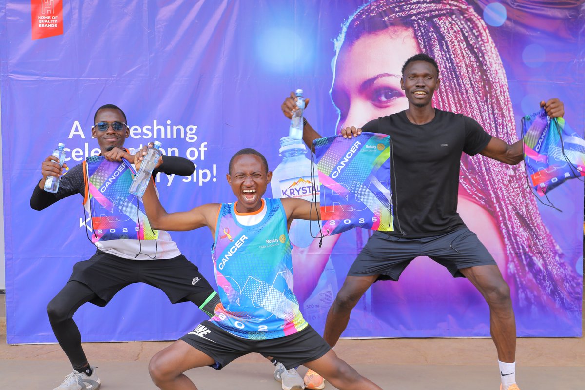 Our winners have their kits and are all set for #CancerRunUg25! 🏃‍♂️🎉

Congratulations once again, and a big THANK YOU to everyone who participated in the challenge. #KrystalIsLife