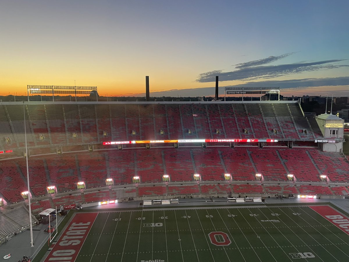 The dawn of the 136th season of <a href="/OhioStateFB/">Ohio State Football</a>.

#GoBucks