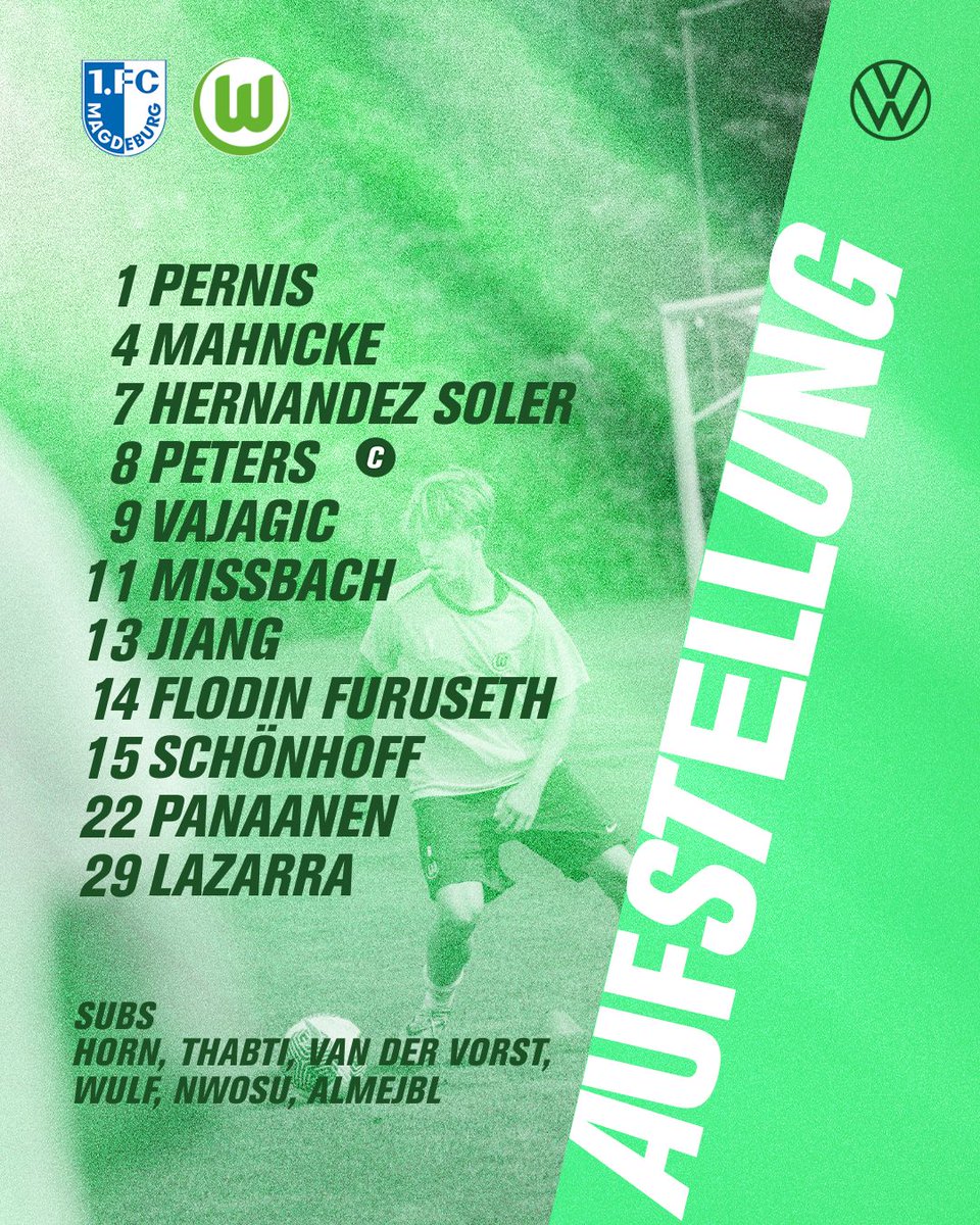 Die U19-Wölfe bei RB Leipzig und die U17-Wölfe zum Saisonstart beim 1. FC Magdeburg treten gleich um 13 Uhr zu Ligaspielen an. Viel Erfolg, Jungs! ✊

#VfLWolfsburg
